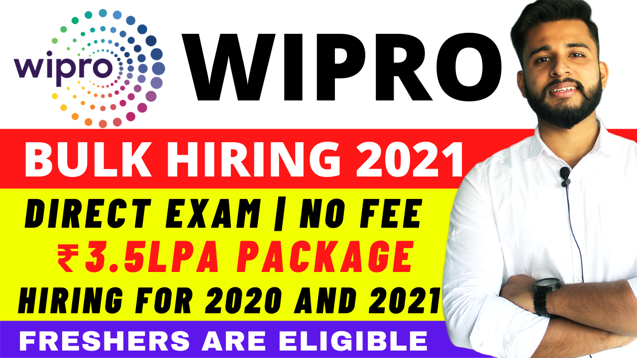 WIPRO RECRUITMENT 2021 | WIPRO NLTH REGISTRATION 2021 | OFF CAMPUS FOR