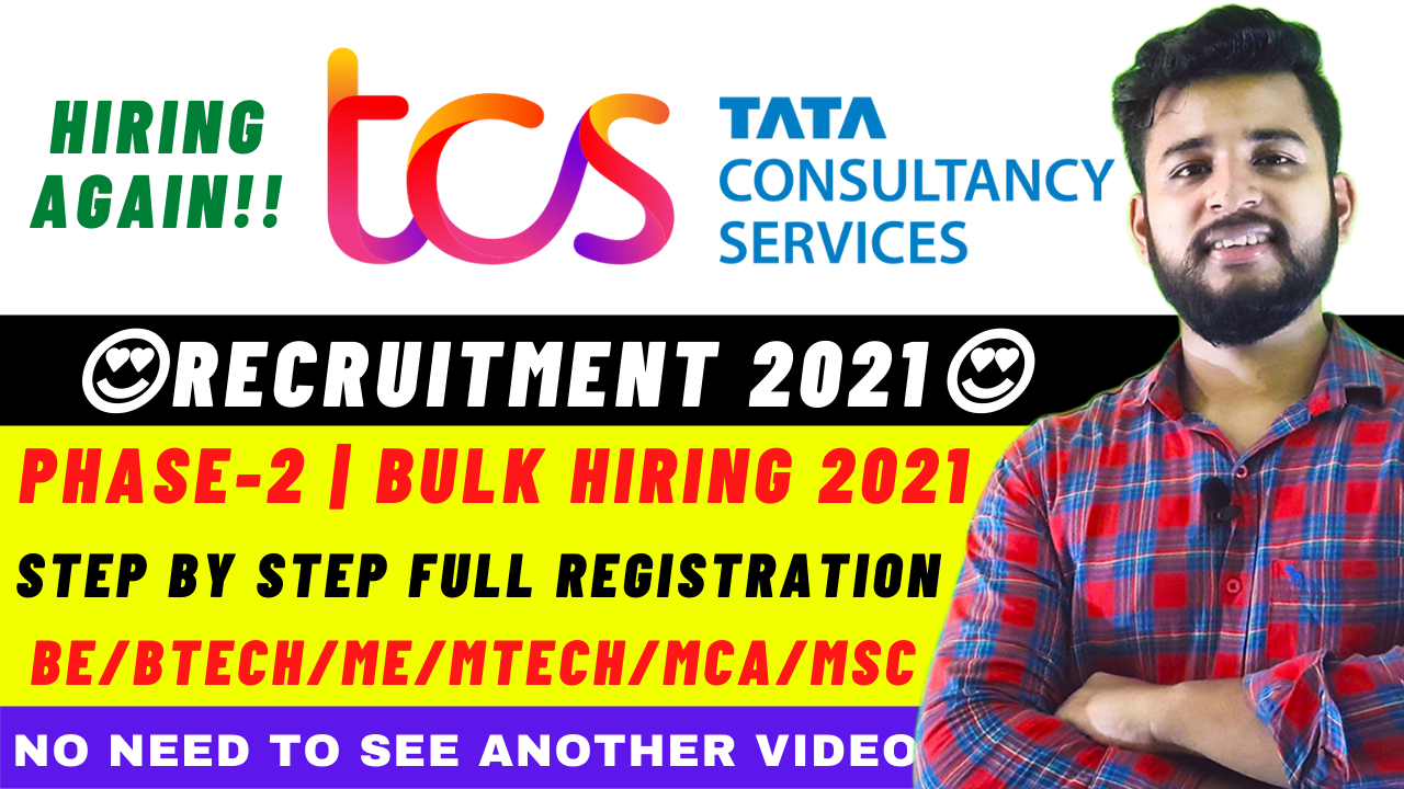 TCS HIRING AGAIN 2021 REGISTRATION PROCESS | TCS OFF CAMPUS HRIING FOR ...