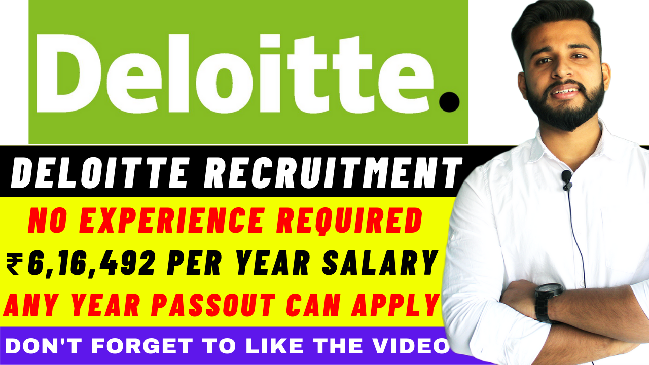 DELOITTE RECRUITMENT 2021 | DELOITTE OFF CAMPUS 2021 | JOBS FOR BSC AND ...