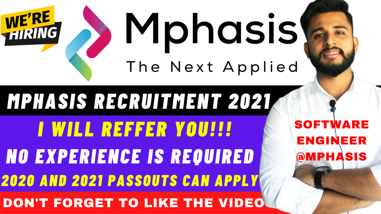 Mphasis BULK HIRING 2021 | Mphasis Off Campus Recruitment 2021 | Jobs ...