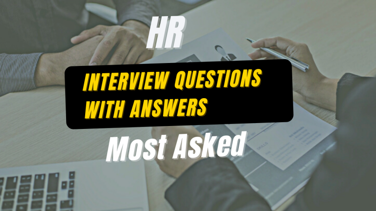 HR Interview Questions and Answers for Freshers